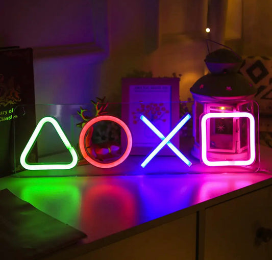 PS4 Neon sign